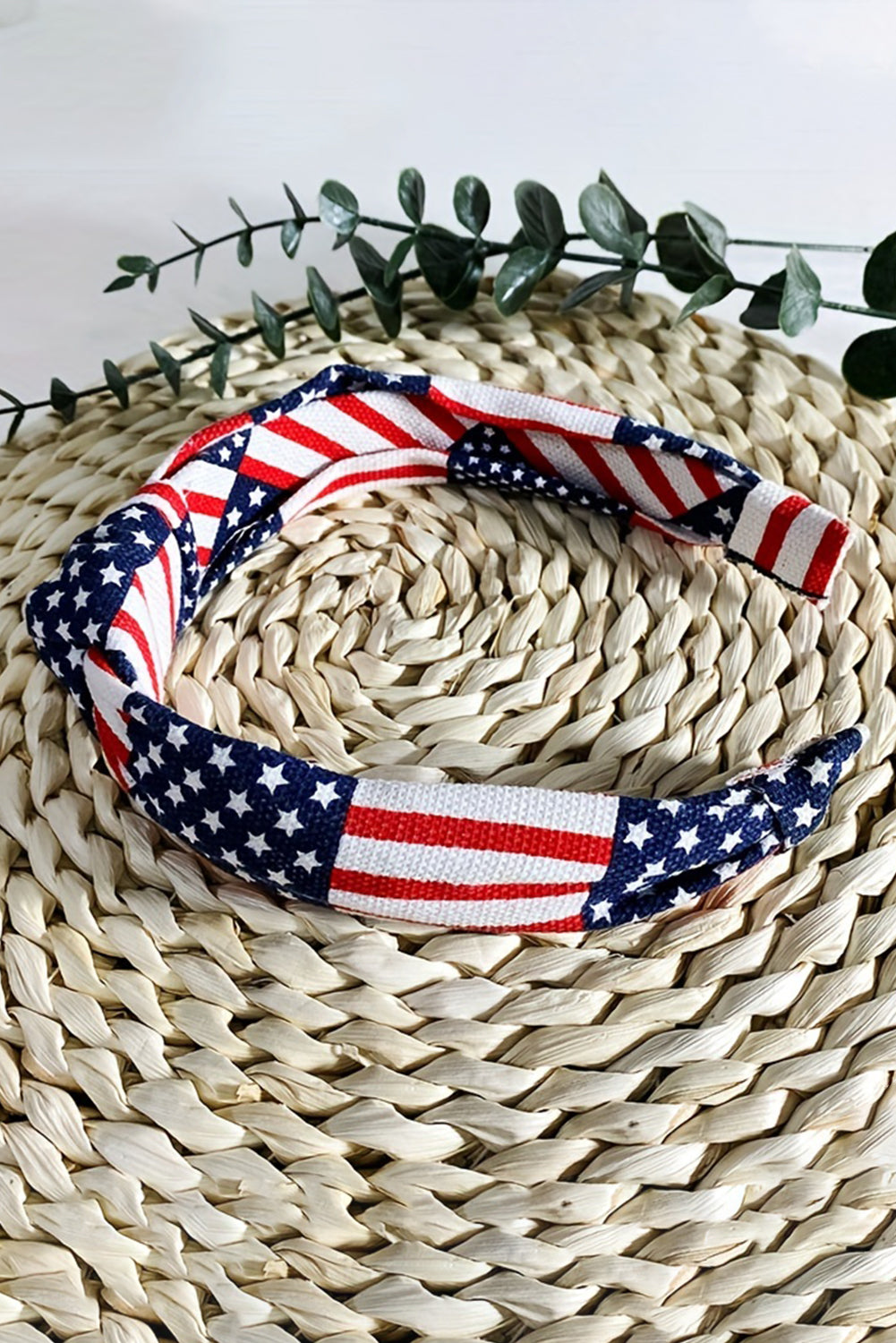 American Flag Knotted Headband