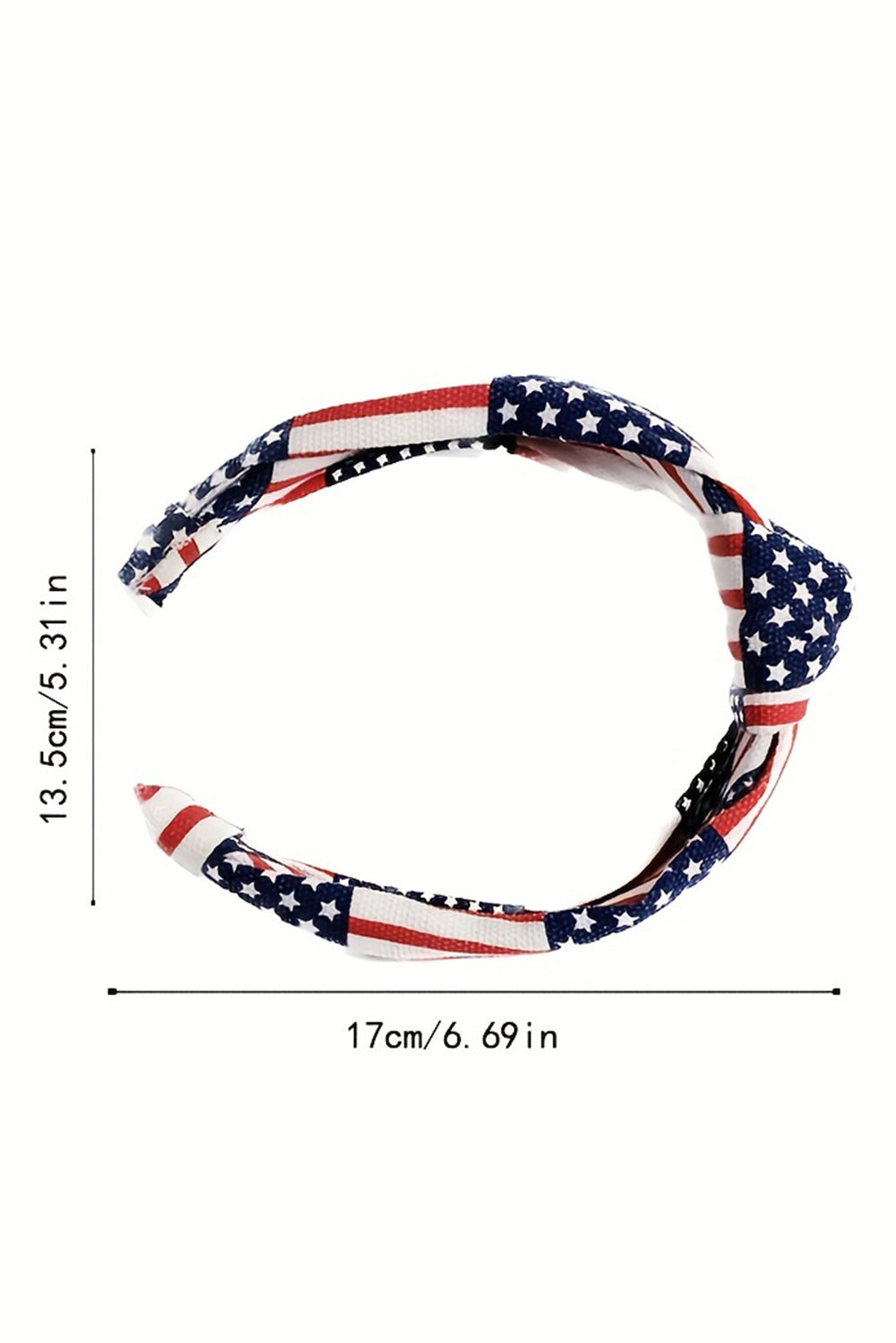 American Flag Knotted Headband